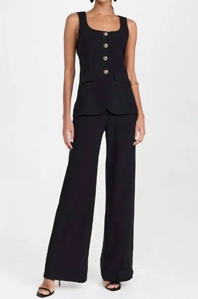 Amanda Uprichard Kya Jumpsuit In Black