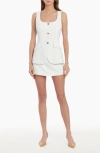 AMANDA UPRICHARD AMANDA UPRICHARD KYA SLEEVELESS ROMPER MINIDRESS