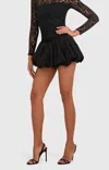 Amanda Uprichard Lacey Skort Romper In Black In Black