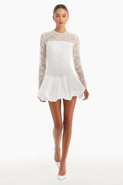 Amanda Uprichard Lacey Skort Romper In White