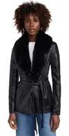 Amanda Uprichard Lancetti Jacket Black In Black