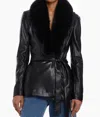 Amanda Uprichard Lancetti Jacket Black In Black