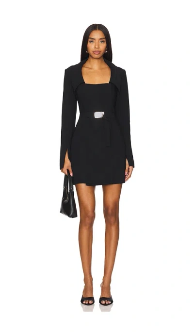 Amanda Uprichard Kleid Larenta In Black