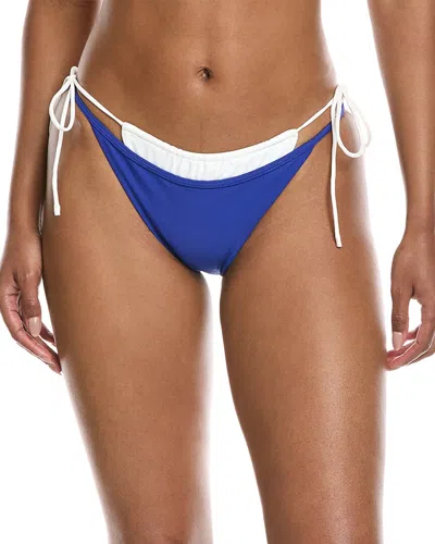 Amanda Uprichard Lazio Bikini Bottom In Blue