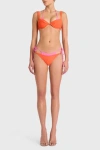 Amanda Uprichard Lazio Bikini Bottom In Crimson,shocking Pink