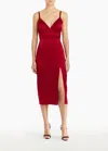 Amanda Uprichard Leilani Dress In Carnelian In Red