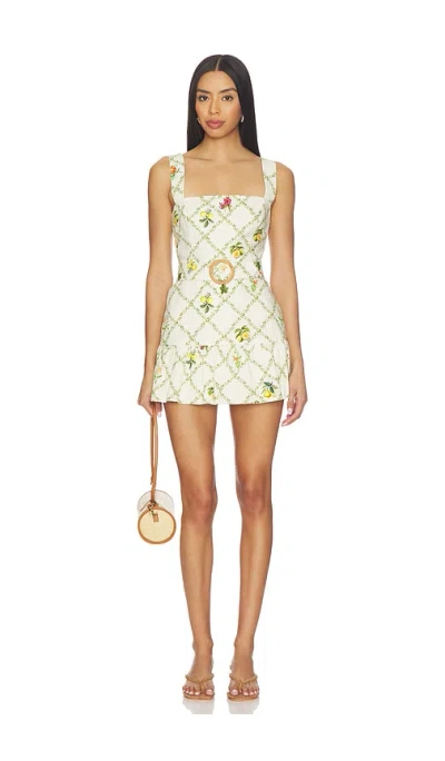 Amanda Uprichard Lena Romper In Multi
