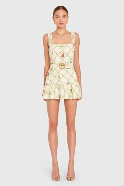 Amanda Uprichard Lena Romper In White