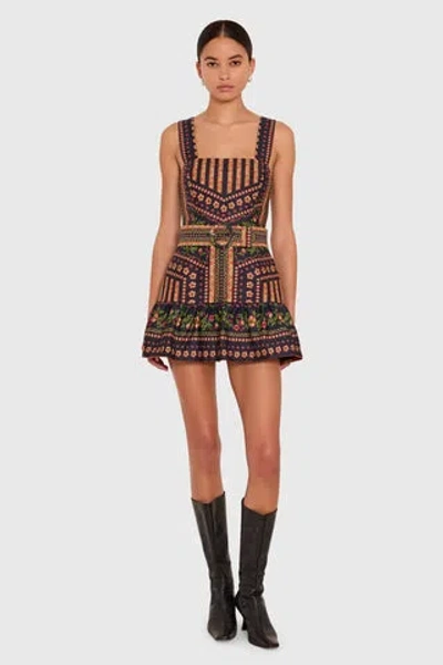 Amanda Uprichard Lena Skort Romper In Joni Print