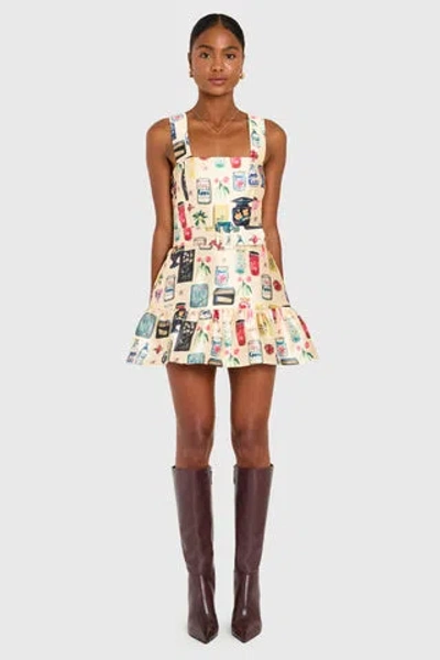 Amanda Uprichard Lena Skort Romper In Multi