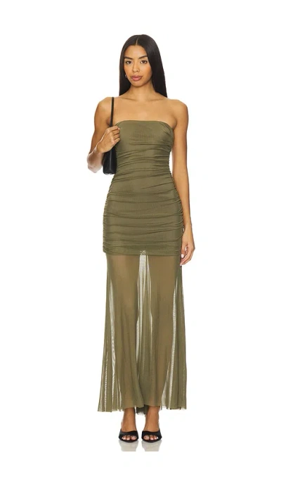 Amanda Uprichard Leo Dress In Green