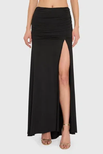 Amanda Uprichard Leo Skirt In Black