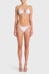 Amanda Uprichard Leone Bikini Top In Toile Brocade