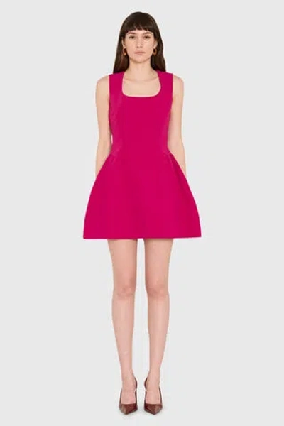 Amanda Uprichard Leora Dress In Pink