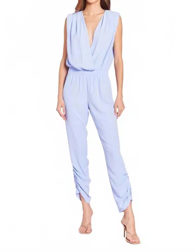 Amanda Uprichard Lewis Jumpsuit In English Lavender In Blue