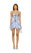 Amanda Uprichard Liana Dress In Blue