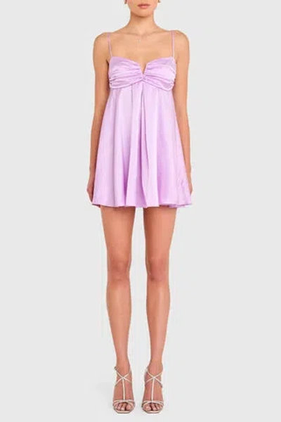 Amanda Uprichard Liana Dress In Violina