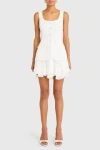 Amanda Uprichard Kya Romper In White,white