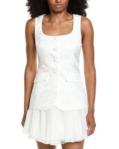 Amanda Uprichard Lilibet Mini Dress In White