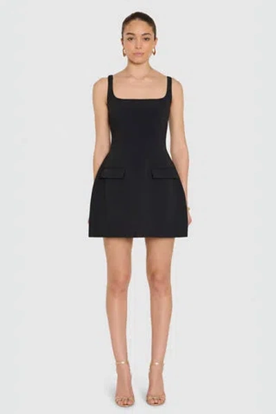 Amanda Uprichard Lily Dress In Black