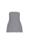 Amanda Uprichard Linda Top In Blue