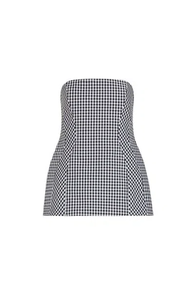 Amanda Uprichard Linda Top In Blue