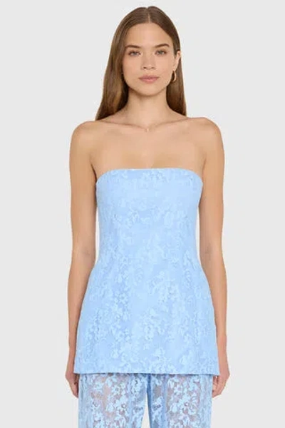 Amanda Uprichard Linda Tunic In Blue