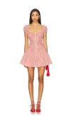 Amanda Uprichard Linella Dress In Red