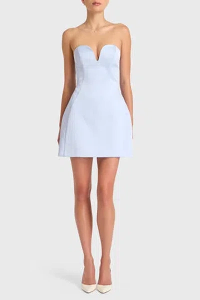 Amanda Uprichard Lodi Dress In Powder Blue
