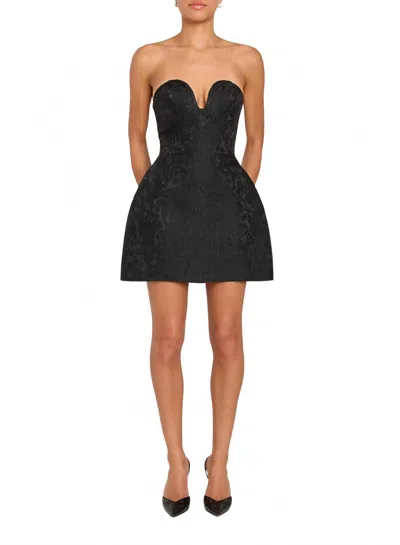 Amanda Uprichard Lodi Mini Dress In Black