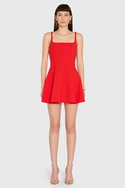 Amanda Uprichard Loren Dress In Red