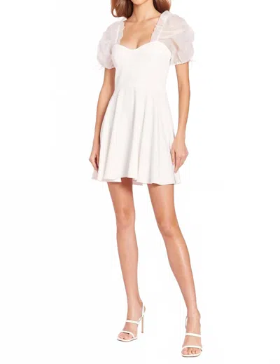 Amanda Uprichard Lovely Mini Dress In Ivory In Multi