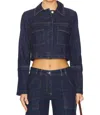 Amanda Uprichard Lucas Jacket In Grey