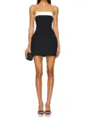 Amanda Uprichard Kerielle Strapless Minidress In Multi