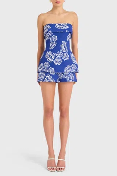 Amanda Uprichard Lucienne Top In Swallow Tail