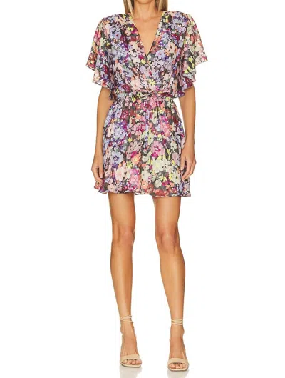 Amanda Uprichard Lucretia Dress In Zahra Fleur In Multi