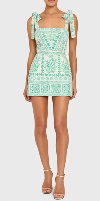 AMANDA UPRICHARD LUISA ROMPER IN REEF PRINT