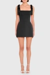 Amanda Uprichard Luisa Skort Romper In Black