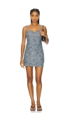 Amanda Uprichard Lupita Skort Romper In Blue