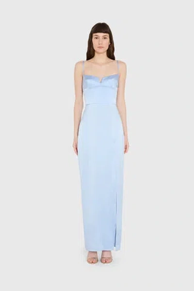 Amanda Uprichard Lyra Maxi Dress In Blue