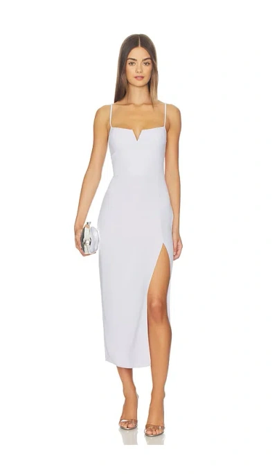 Amanda Uprichard Lyra Midi Dress In White