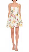 Amanda Uprichard Mabel Mini Dress In White Multi In Multi