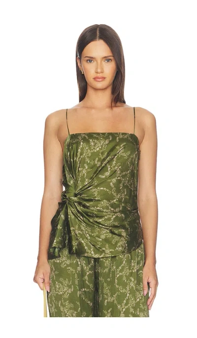 Amanda Uprichard Maci Top In Green