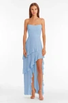 Amanda Uprichard Magnolia Dress In Baby Blue