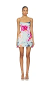 Amanda Uprichard Magnolia Romper In Multi