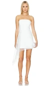 Amanda Uprichard Mandy Rose Dress In 象牙白