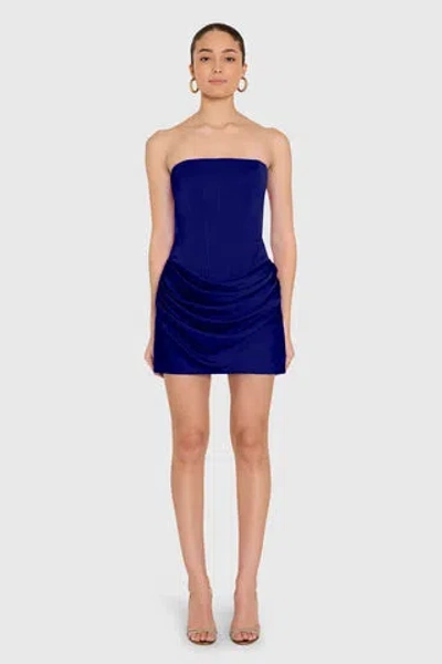 Amanda Uprichard Mariah Dress In Blue
