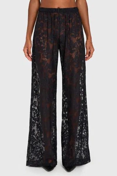 Amanda Uprichard Mariko Pants In Black