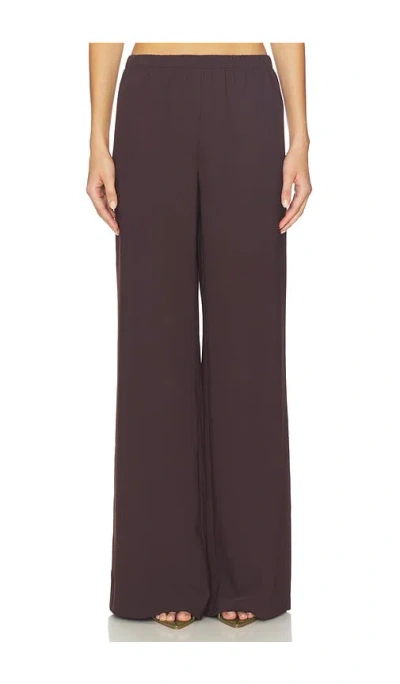 Amanda Uprichard Mariko Pants In Brown