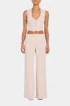 Amanda Uprichard Mariko Pull-on Pants In Bone In Neutral